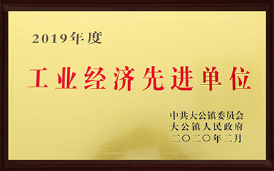 2019年度工業經濟先進單位